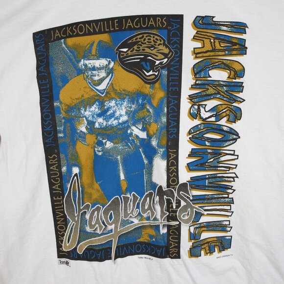 Jacksonville Jaguars Magic‎ Johnson T's VTG 1994 XXL White Single Stitch T-Shirt - Picture 7 of 12